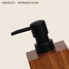 Elegant Wood Texture Resin Lotion Dispenser With Foam Pump For Shampoo Body Wash Hotel Homes Bathroom Essential