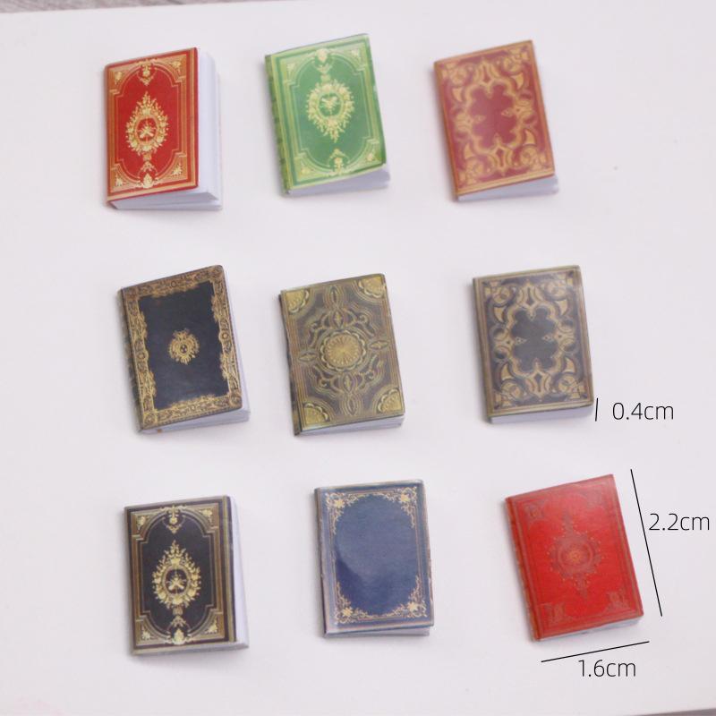 9Pcs/Set Doll House Classical Books Mini Pocket Jane Diary