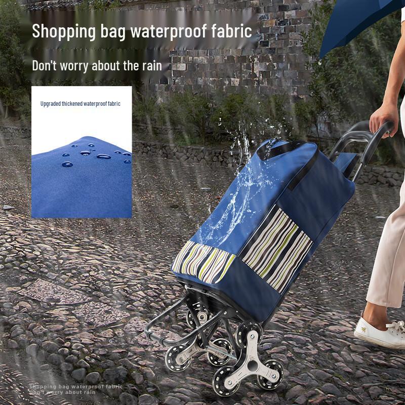 TANCHUAN Tragbarer faltbarer Einkaufswagen