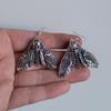 Gothic Retro Moth Charm Halloween Earrings