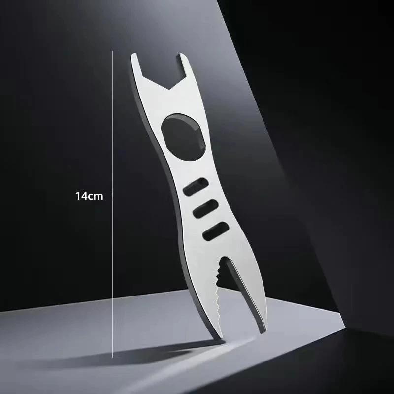 Double Ended Adjustable Wrench 14-17mm 8-10mm Quick Release Combination Wrench Multi-Function Mechanic Tool