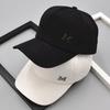 Women's M Letter Mesh Baseball Cap Breathable Trucker Hat Adjustable Summer Sun Hat