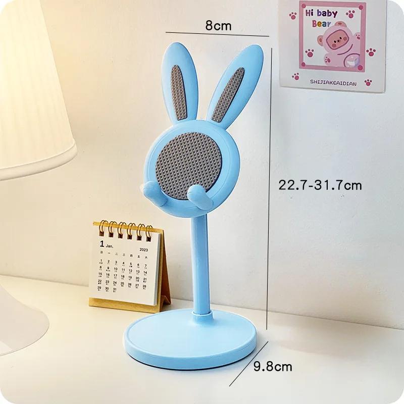 Der niedliche Hasen Handyhalter Desktop kann anheben und verstellen Die Desktop-Handyzubehör Handyhalter Griff