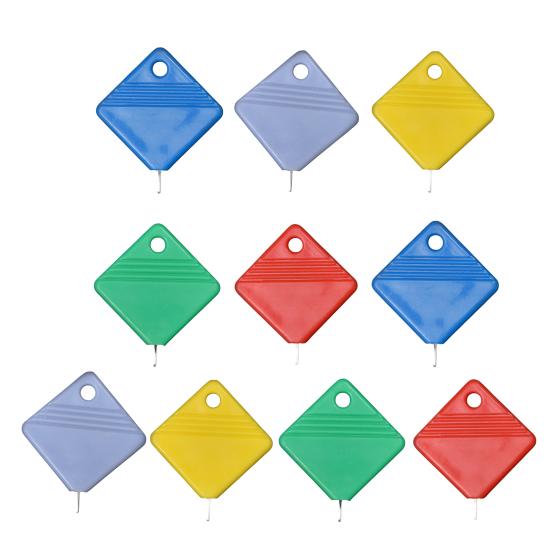 

10Pcs Needle Threaders for Hand Sewing Square Needle Threading Helper Easy Threading Tool Fits Most Needle Sizes for Sewing Lovers