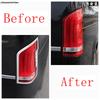 Car Rear Tail Light Lamp Frame Eyebrow Decor Cover Trim For Mercedes-Benz Vito W447 / V Class 2014 - 2025 ABS Chrome Accessories