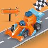 Childrens Inertial Race Go Kart Toy For Kids Age 3 To 6 Developing Handeye Coordination