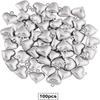 304 Stainless Steel Charms Puffed Heart Stainless Steel Color 13x11.5x4.5mm Hole: 1.2mm 100pcs/box