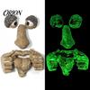 Old Man Tree Face Glow?in?the?Dark Garden Decor, Funny Bark Whimsical Forest Art Resin Ornament, Outdoor Halloween Easter Hugger Yard Decoration