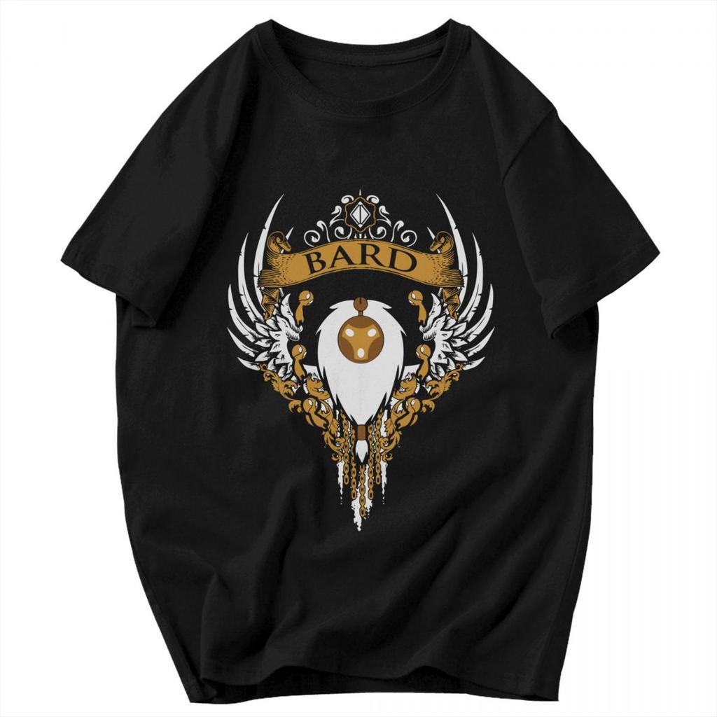 Men T Shirt BARD League Of Legends LOL Game Cotton Y2K Graphic Anime Unisex Clothes T Shirts