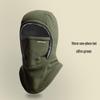 Winter Cycling Windproof Hat and Mask with Velvet Earmuffs