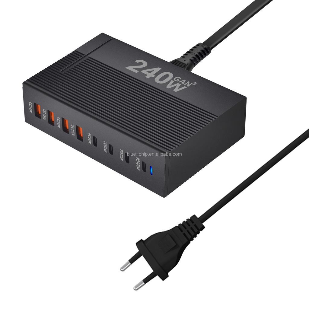 Multifunktion Mobil Best Selling Multi Power Block Adapter USB Typ C Günstig Großhandel Gan 240 Watt Schnell Handy Wandladegerät