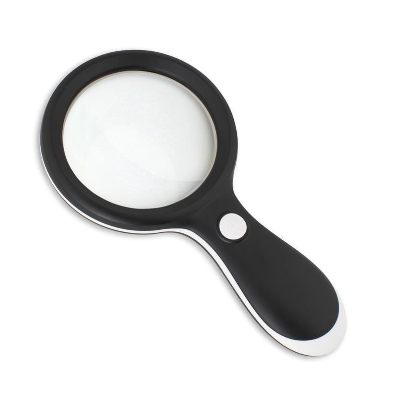 Large Handheld Reading Magnifier: High-Def, High Magnification for Elderly & Children Reading Newspapers