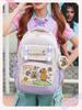 2024 Capybara Girls' Backpack: Stylish, Spacious & Perfect for Grades 1-6