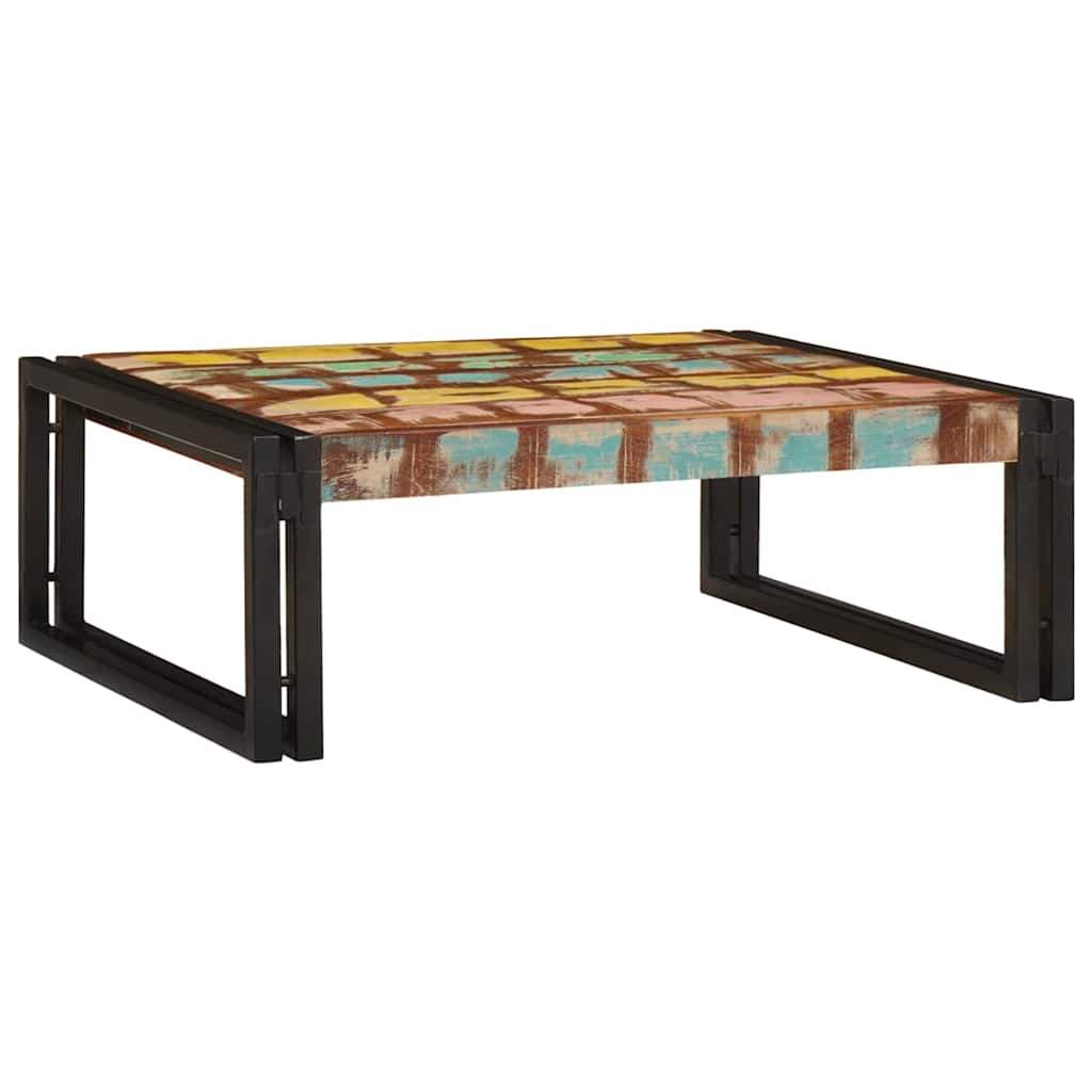 Multicolored Bathroom Shelf 65 x 50 x 23 cm Solid Reclaimed Wood
