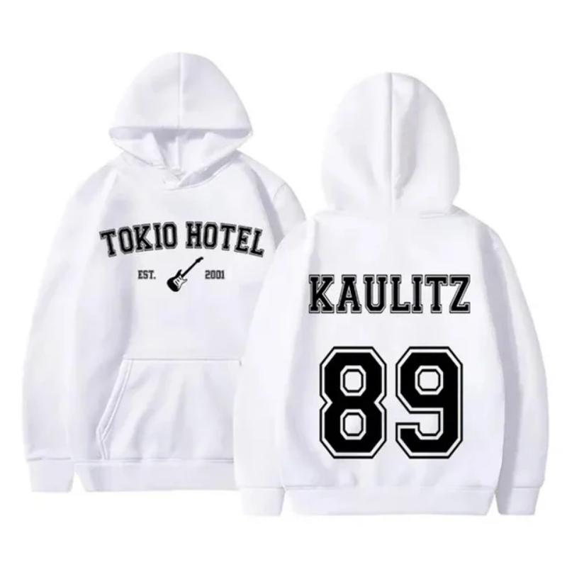 Rock Band Tokio Hotel Hoodies Kaulitz Print Men Woman Oversized Hoodie Hip Hop Sweatshirts Harajuku Pullovers Unisex Clothing