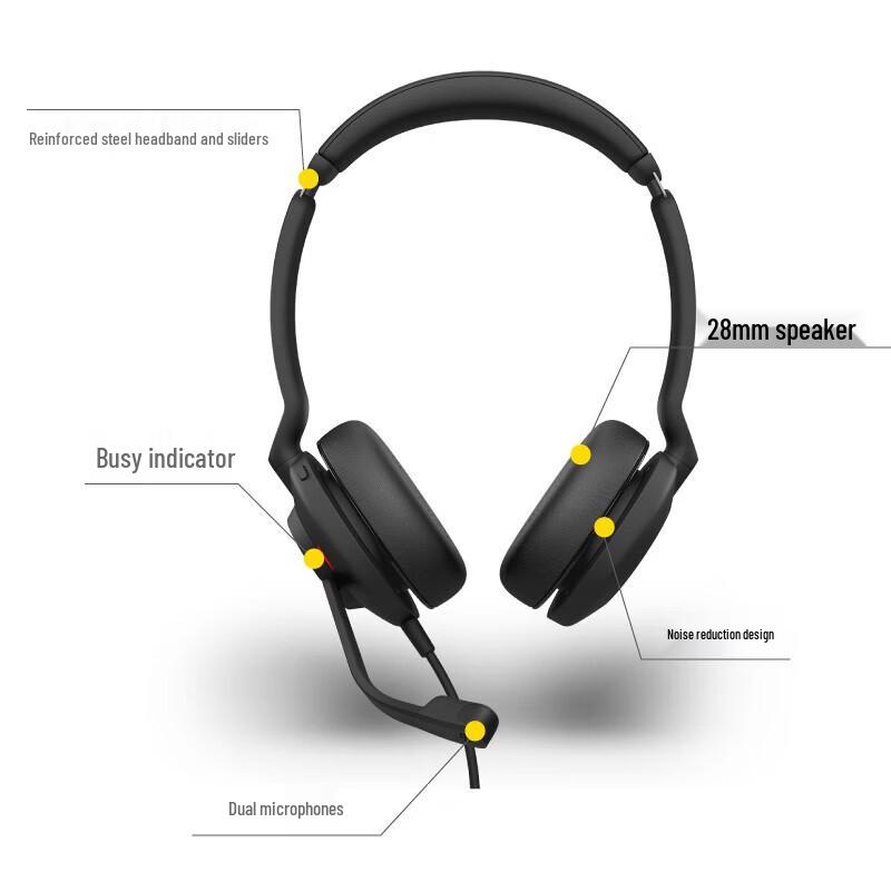Zestaw słuchawkowy Jabra Evolve2 30 USB Stereo (Wersja CN)