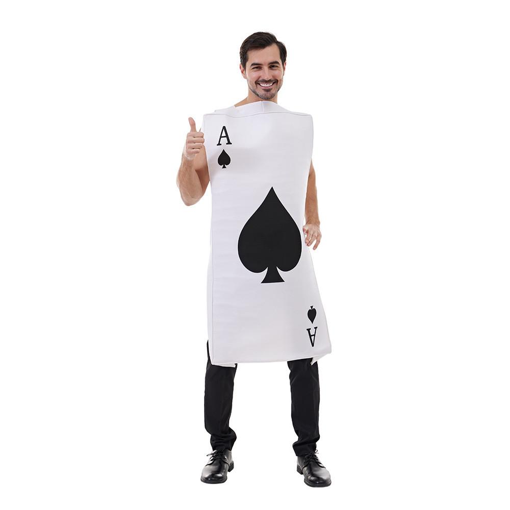 A Blocks Spades A And Hearts K Poker Cards Costumes For Halloween Up Dress