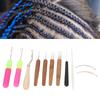 Alloy DIY Dreadlocks Crochet Hook Comfortable Handle Wide Application Crochet Needle