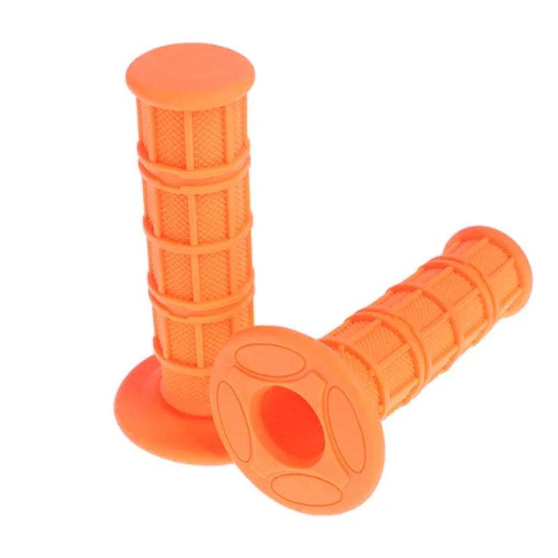 Universal Motorcycle Grips Non Slip Rubber Handle Bar End Grip 7/8" 22mm 24mm Left&Right Motorcycle Handlebar Grip for Motorbike
