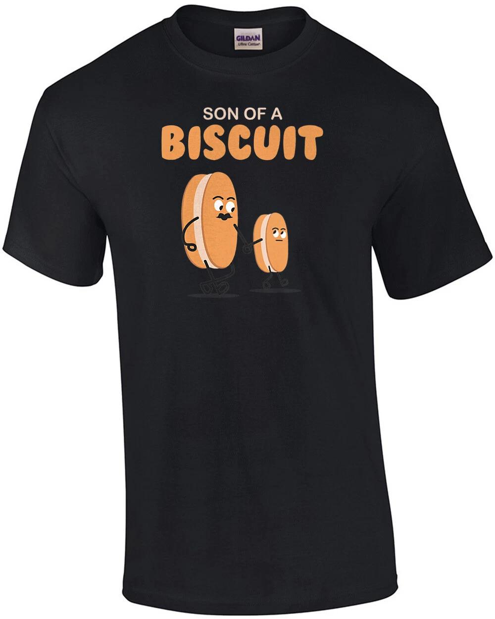 Son of a biscuit - funny pun t-shirt L