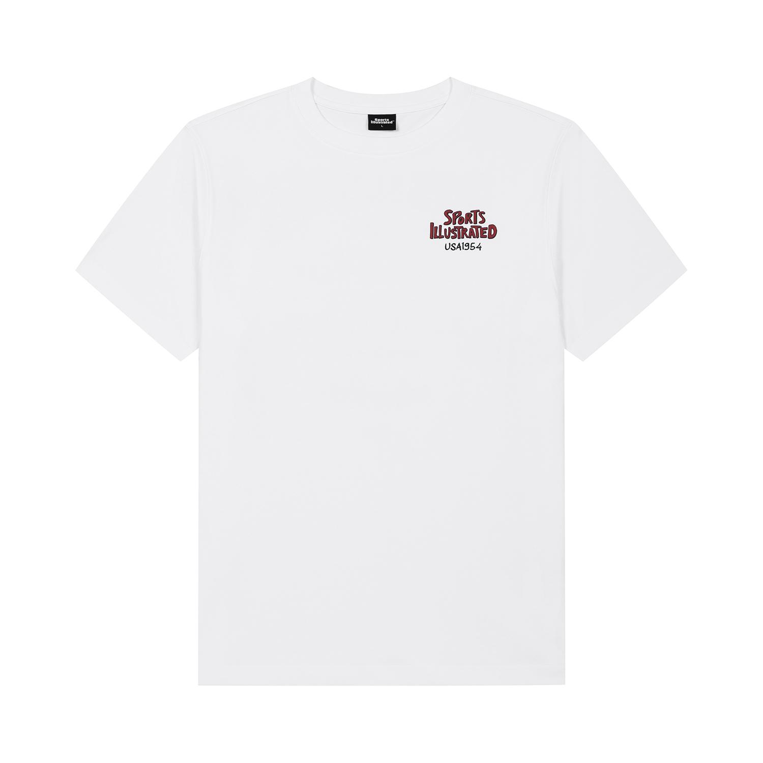 Sports Illustrated Multigraphic Round T-Shirt (White) S