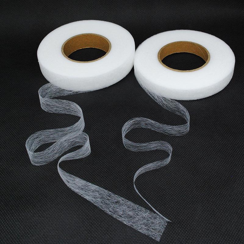 White Washable DIY Double-Sided Iron-On Adhesive Interfacing Roll