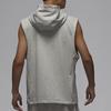 Jordan Dri-FIT Solid Color Breathable Quick-Dry Knit Sleeveless Hoodie Men Tops Heather-Gray DZ0572050