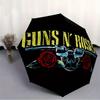 1pc Guns N' Roses Automatic Umbrella Durable Iron Frame & Plastic Handle, Gift for Men & Women, Sturdy Construction, Playful Design yy250826109