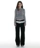 Partimento Women Bow Tie Ballerina Flats_Deep Gray (Type B)