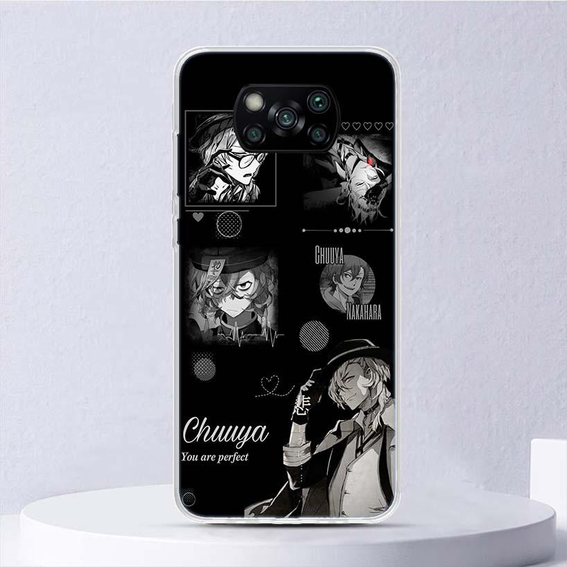 Bungo Stray Dogs Nakahara Chuuya Soft Case For Xiaomi Poco X7 X6 X5 X4 X3 Nfc F7 Ultra F6 F5 Pro Phone Cover F4 Gt F3 M5S M4 M3