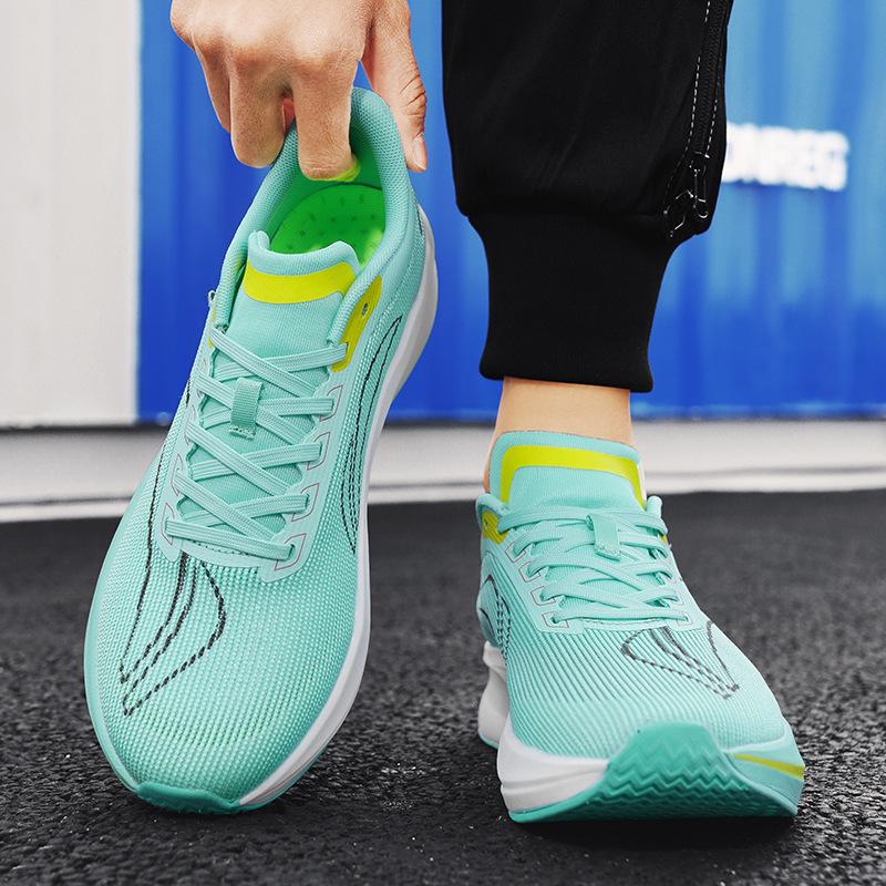 Summer New Marathon Running Shoes Couple Breathable Running Shoes Non-slip Men's and Women's Casual Sports Shoes