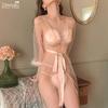 Seks Lingerie Sexy Drie-delig Uniform Verleiding Cosplay Passie Transparant Nachtkleding Pure Lust 6509