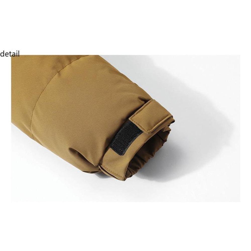 Casual Quilted Winter Jacket with Hood and Thermal Padding