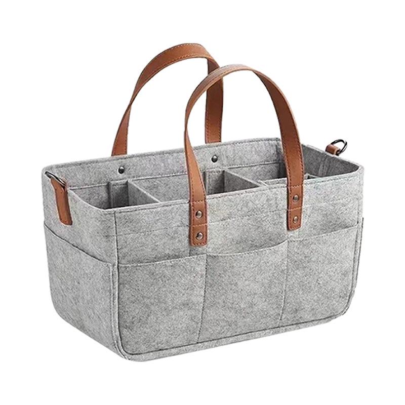 Sac à langer en feutre épaissi - Grande capacité, Sac à main pliable pour maman