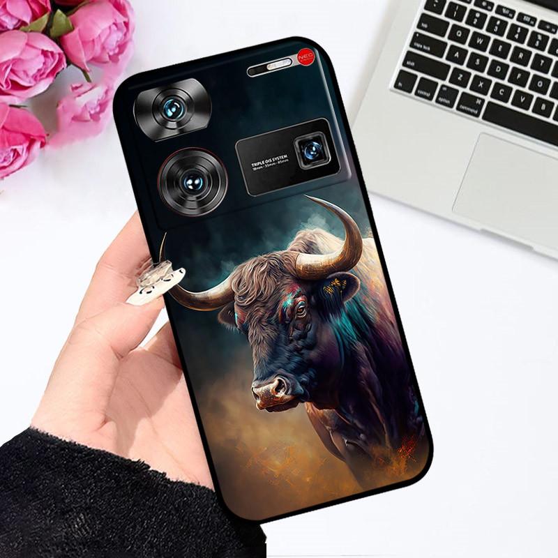 Cases For Nubia Z60 Ultra Cute Astronaut Fashion Shockproof Soft Bumper For NUBIA NubiaZ60 Z60Ultra Coque Z 60 Ultra Capa Shell