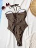 Fio Dental Sexy Maiô Feminino Peça Única Roupa de Banho Feminina Vazado Biquíni Monokini Roupa de Natação Roupa de Banho Moda Praia