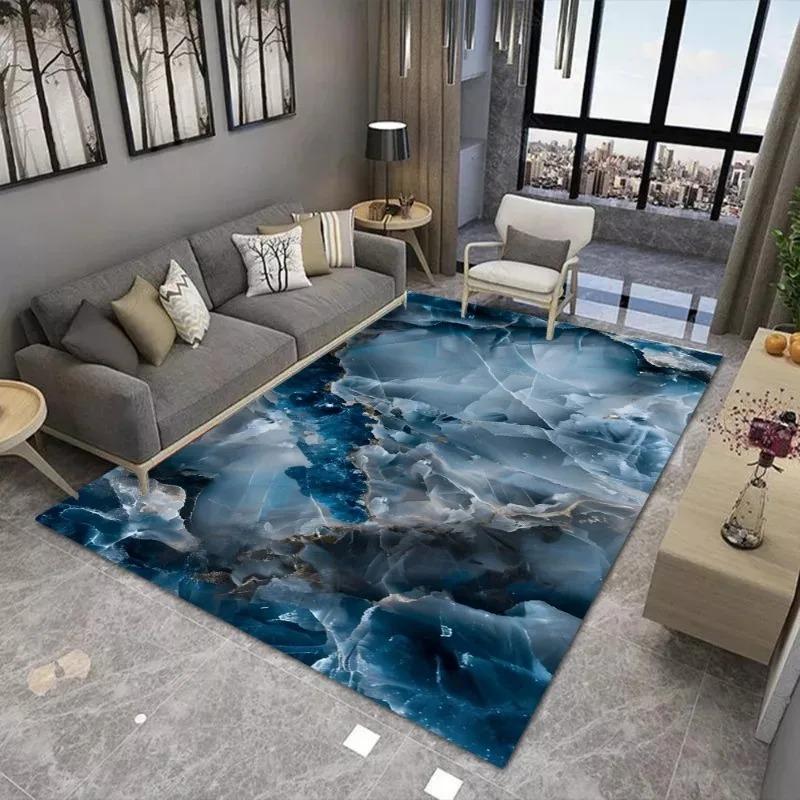 Nordic Modern Abstraction Printing Large Carpet for Living Room Decor Sofa Rug Coffee Table Floor Mat Bedroom Nonslip Soft Mat