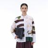 2026 Spring/Summer Trendy Korean/Japanese Style Plus Size Women's Loose Long Sleeve Print Shirt 69213