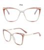 New Overszied Square Myopia Glasses Women Men Computer Phone Gaming Blocking Blue Light Prescription Eyeglasses Gradient Frame