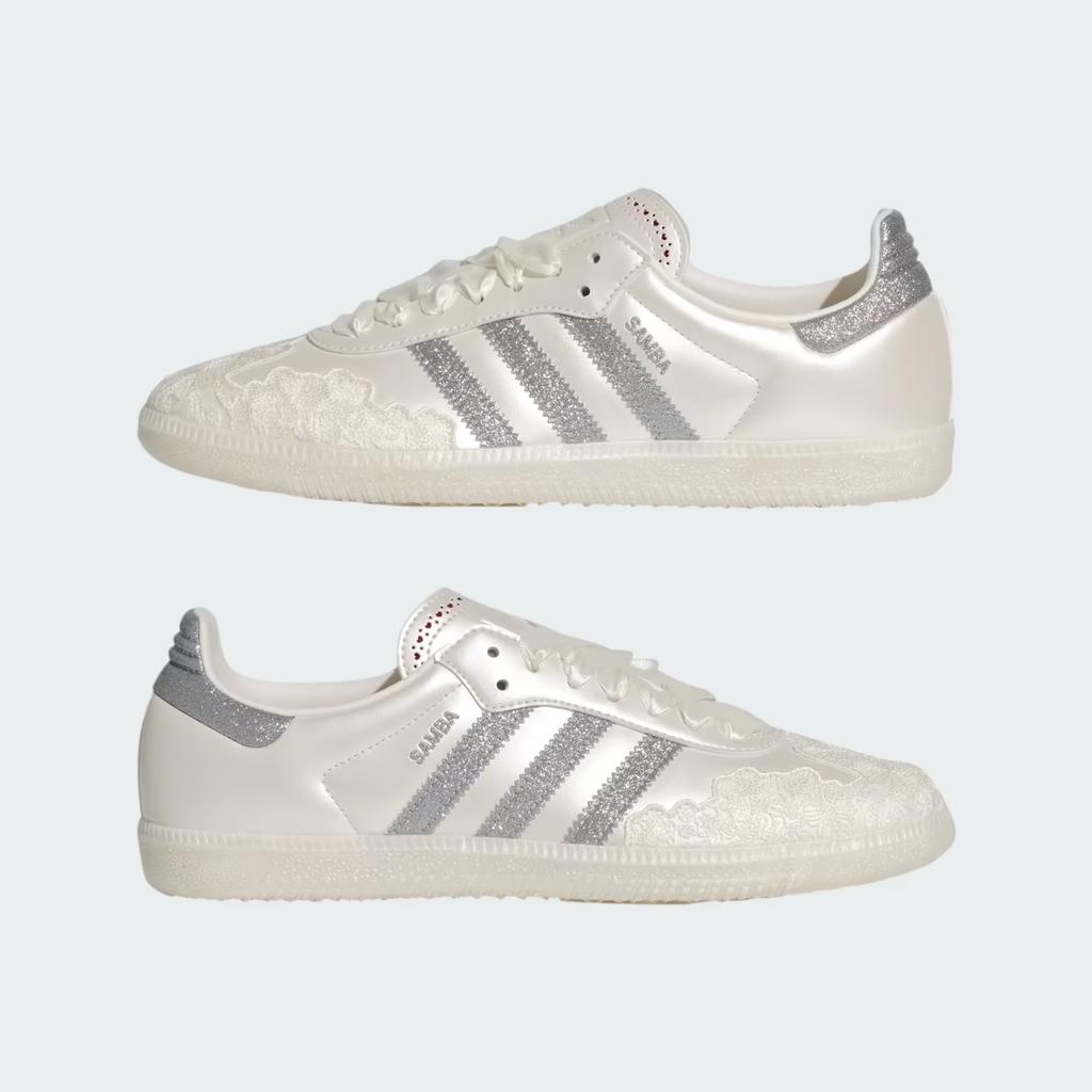 HP3658 adidas Samba OG Bianco Gesso Argento Metallico (Da donna)