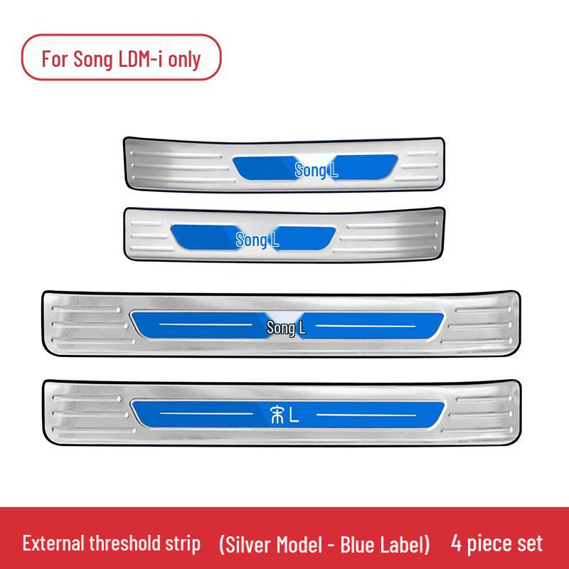 BYD Song L DMi Stainless Steel Door Sill & Trunk Protector Accessories