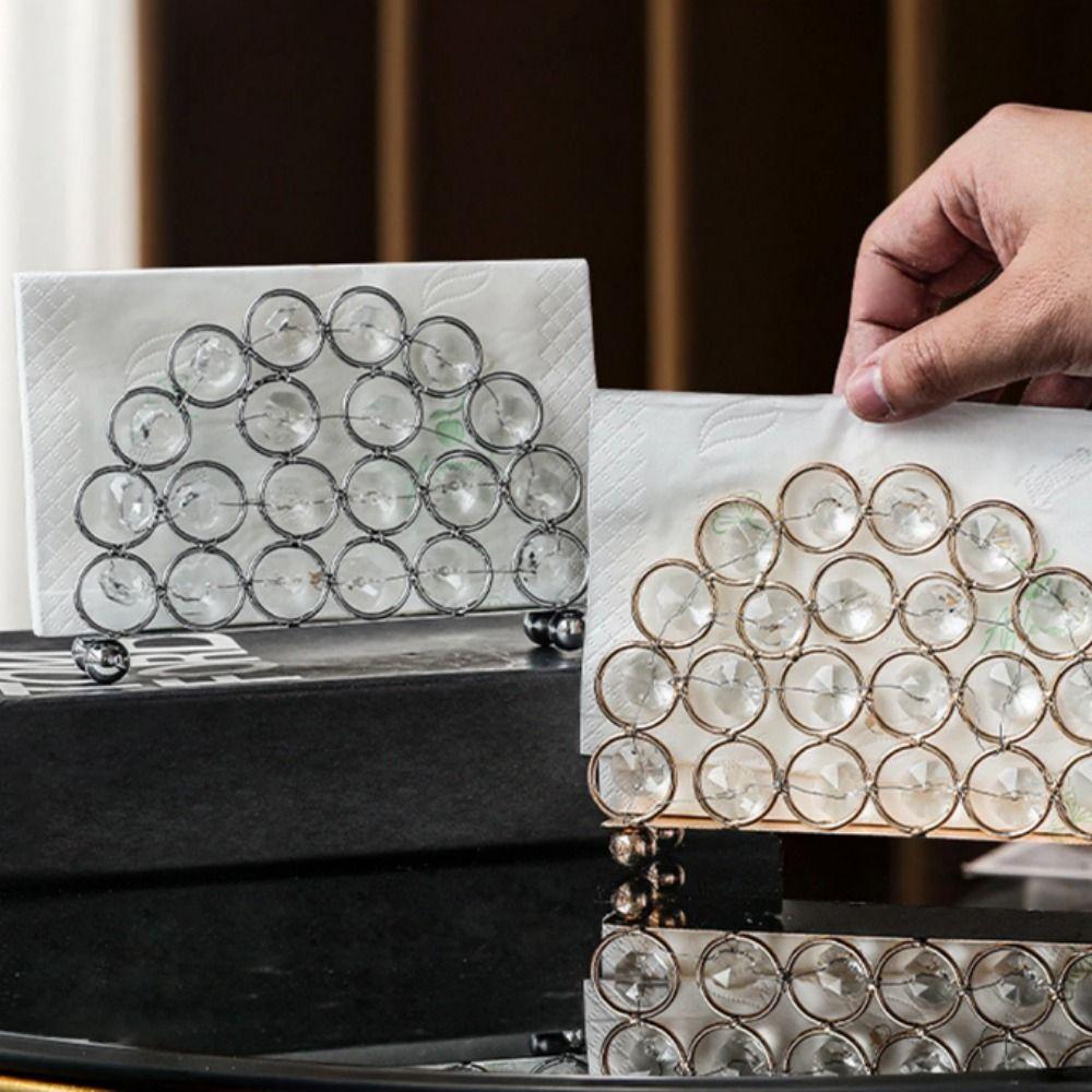 Nordic Style Serviette Holder Luxury Tissue Dispenser Practical Napkin Rack  Living Room