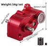 LCG Aluminum Transmission Gearbox for 1/10 RC Crawler SCX10, Lightweight Metal Gearbox 9T Motor, 1:9 Ratio, 540/550 Compatible