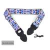 Retro Ethnic Embroidered Guitar Strap - Wooden and Electric, Polyester Printing, UK Style