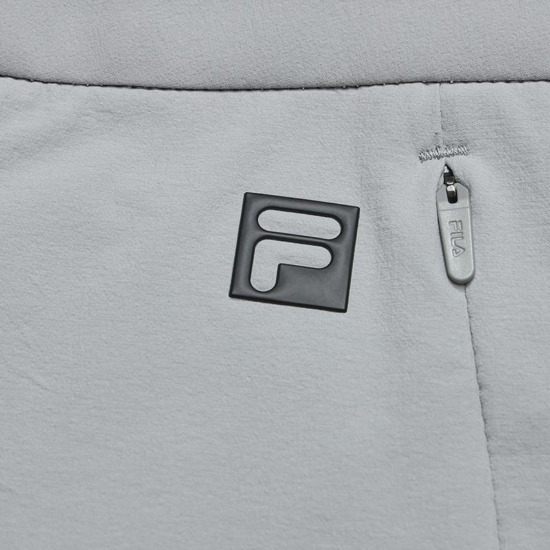 FILA Golf Series Simple Classic Fashion Sports Golf Versatile Comfortable Straight Leg Woven Casual Pants Men bottoms Moon-Eclipse-Gray A11M625807FGY