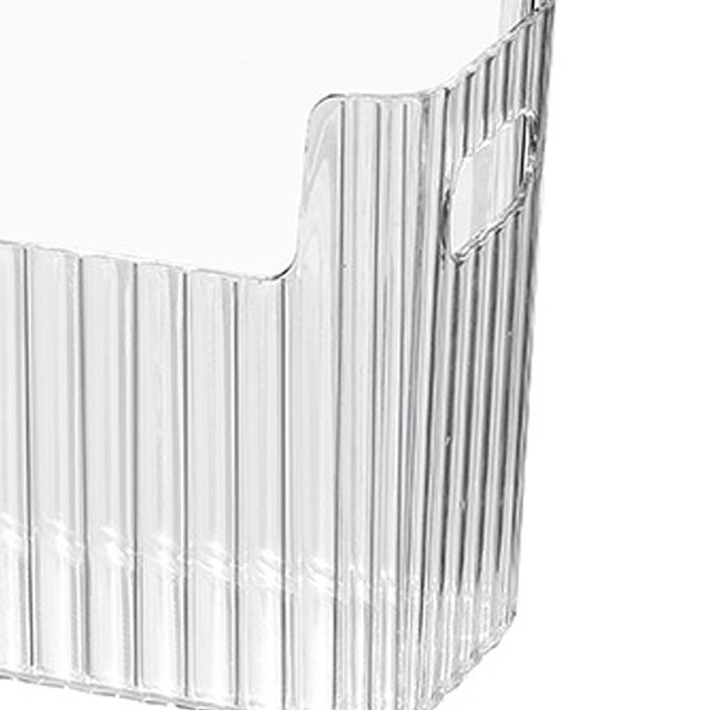 Transparente Aufbewahrungsbehälter Box Große Kapazität Abgerundete Kanten Multifunktional Klare Organizer-Behälter für Kühlschrank Badezimmer