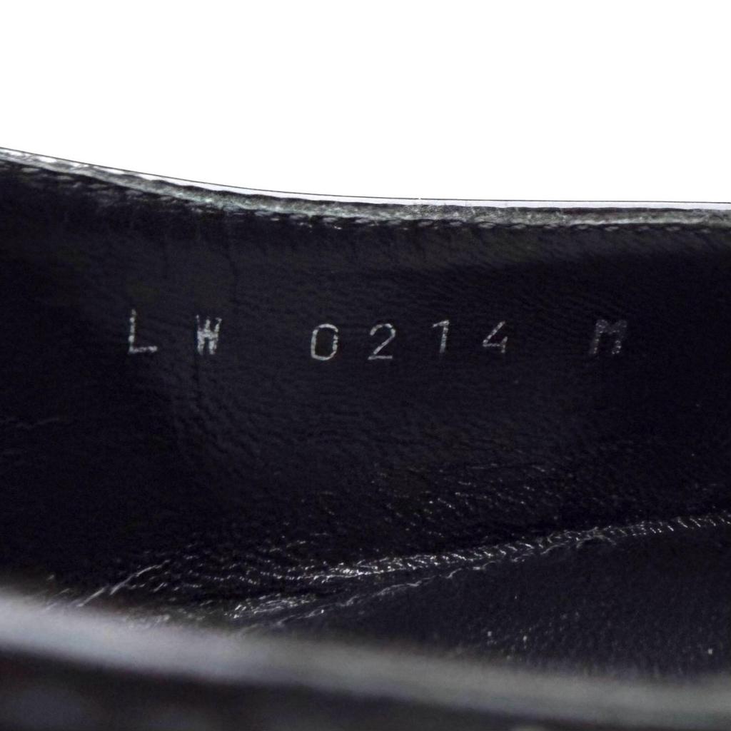 Excelentes tacones LOUIS VUITTON Romy Slingback Pump esmalte negro Mujer 37.5 Usado