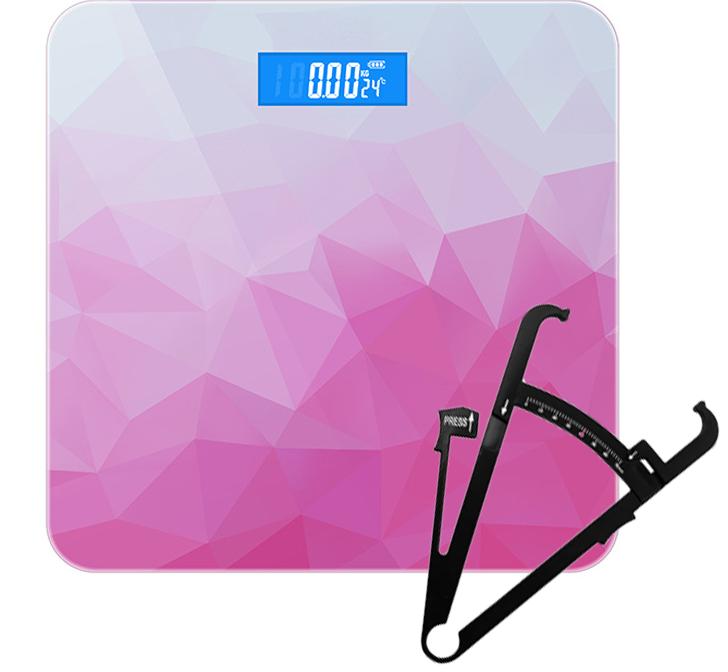 1pc Home Health Scale Bathroom Scale High Precision Digital Body Scale With Large LCD Display Weighing Up To 396 Pounds