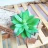 1Pc Small Artificial Succulents Fake Lotus Lithops Flower PVC Succulent Plants Wedding Party Home Floral Decoration