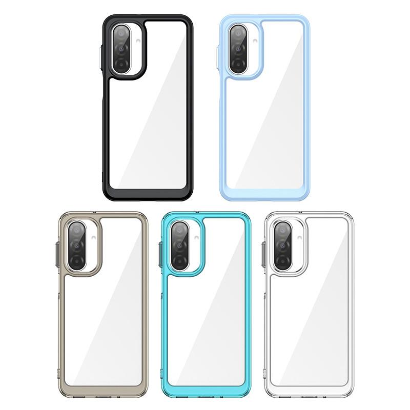 For Samsung Galaxy A17 Case Samsung A17 Cover TPU Border Acrylic Backplane Bumper Protective Phone Cases For Samsung A17 Funda